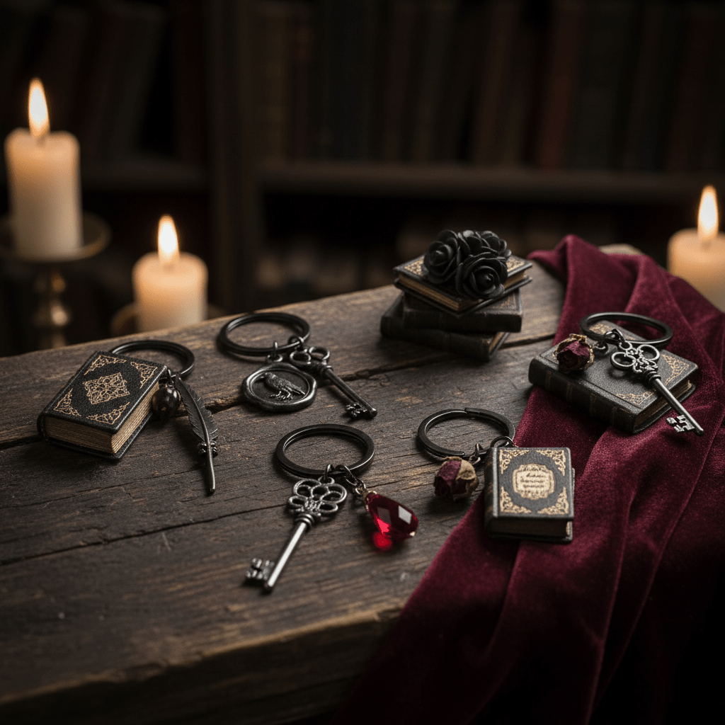 Keyrings - The Dark Rose Emporium