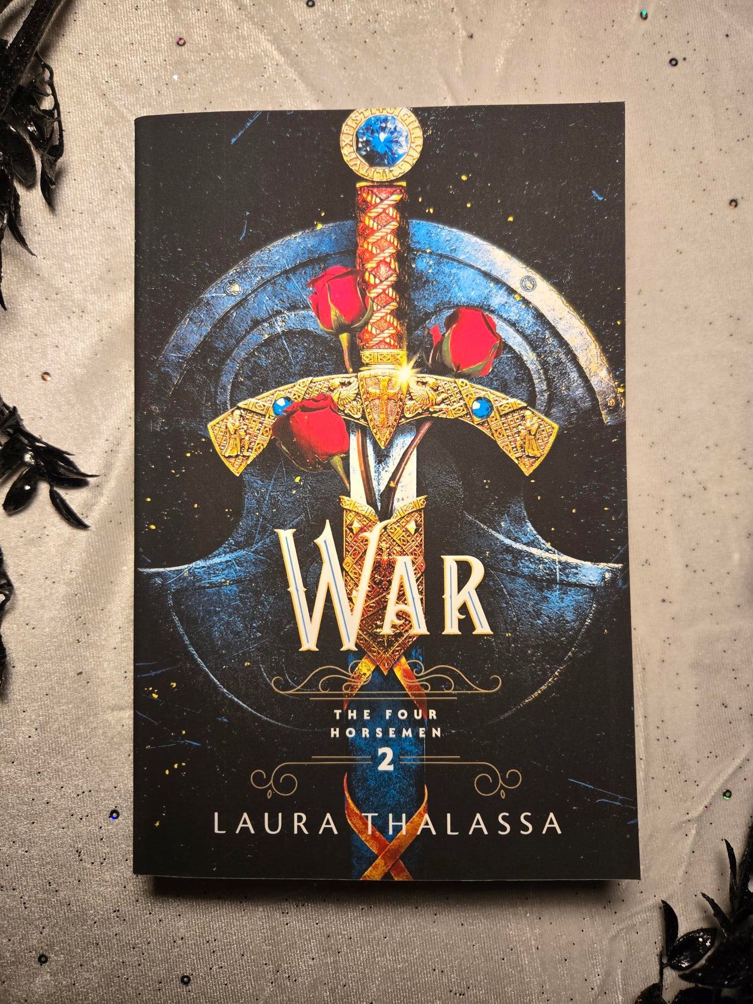 War, Laura Thalassa (softback) - Book - The Dark Rose Emporium