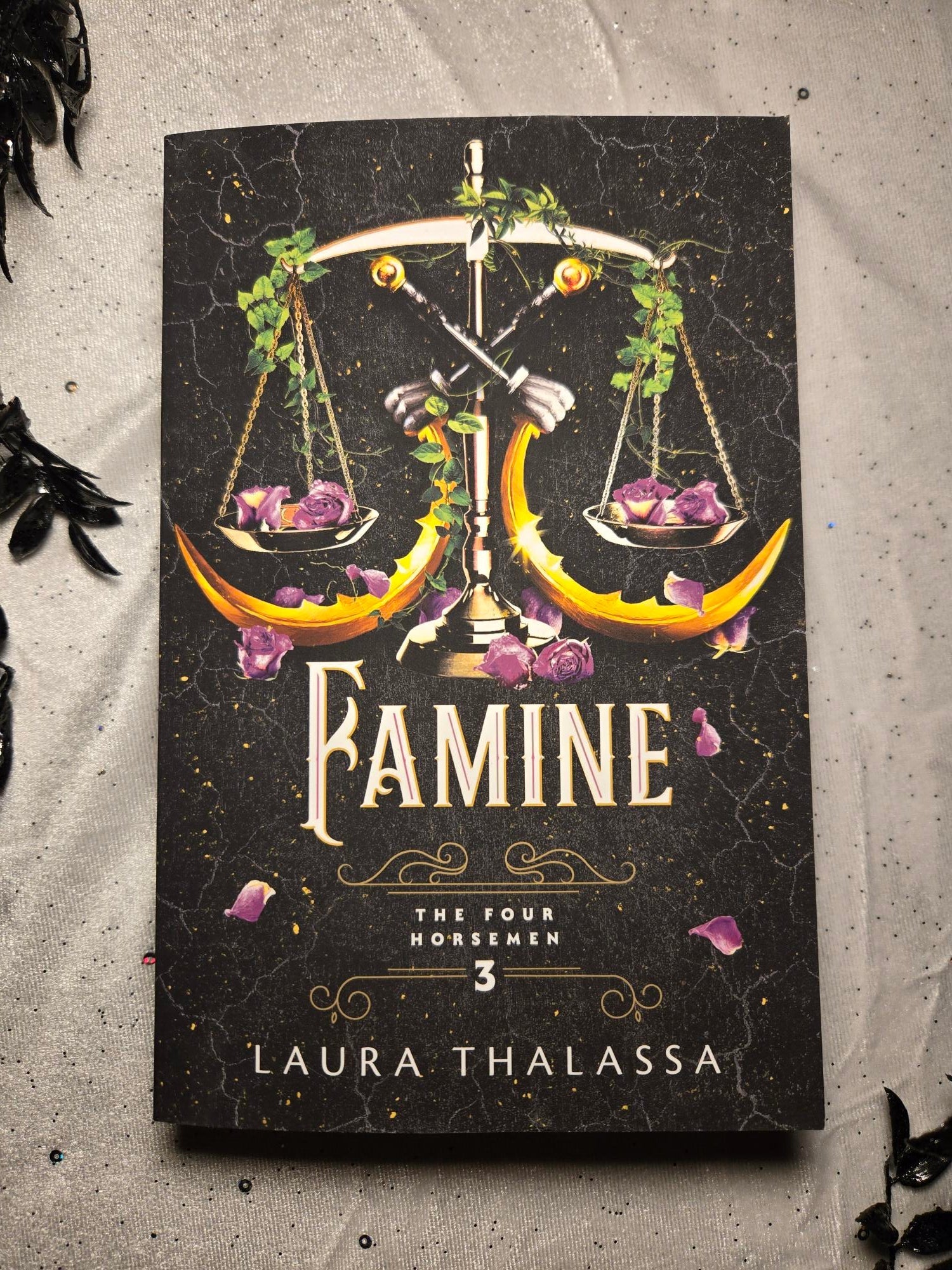 Famine, Laura Thalassa (softback) - Book - The Dark Rose Emporium