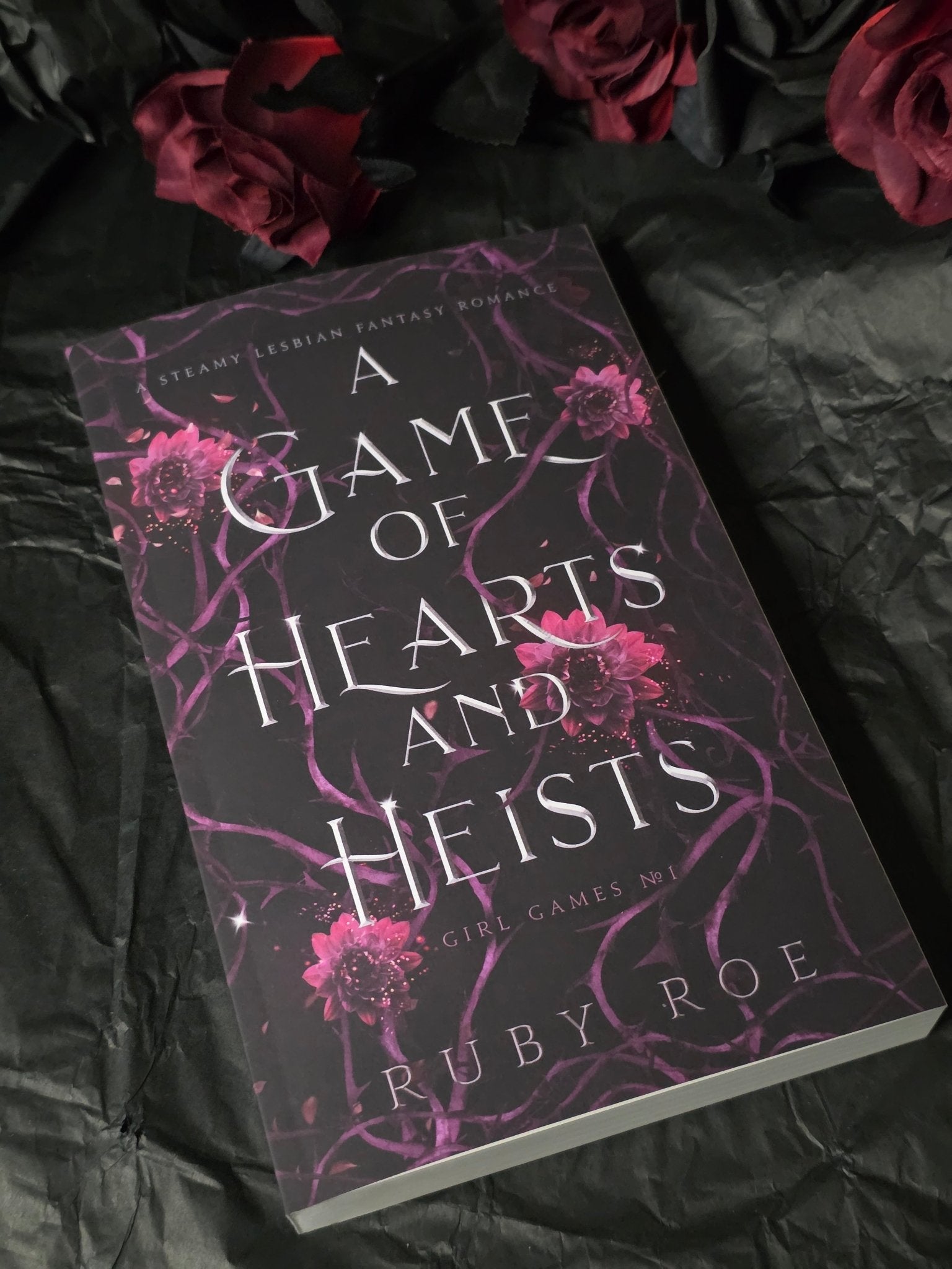 A Game of Hearts and Heists, by Ruby Roe - Book - The Dark Rose Emporium