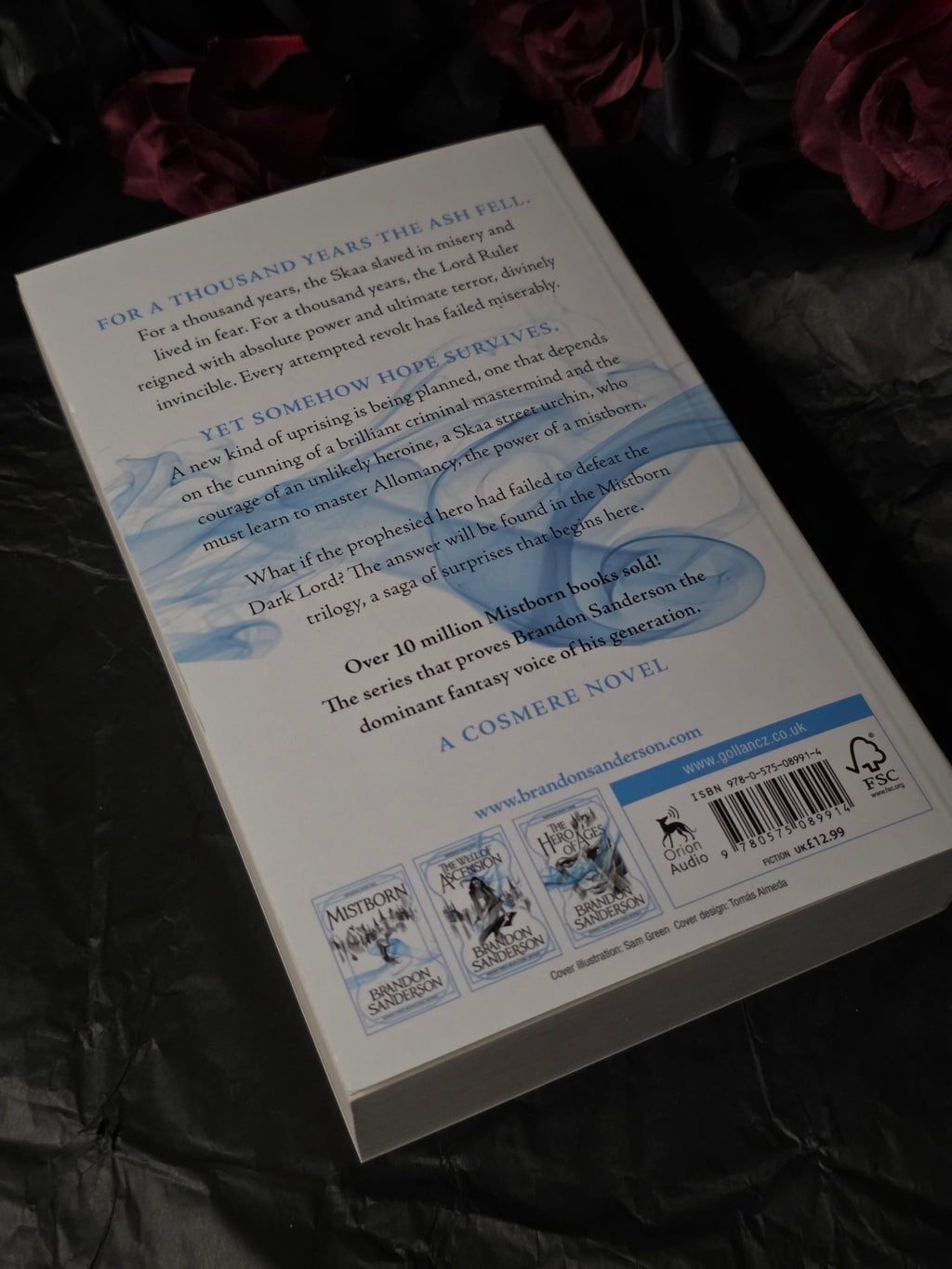 Mistborn, by Brandon Sanderson - Book - The Dark Rose Emporium