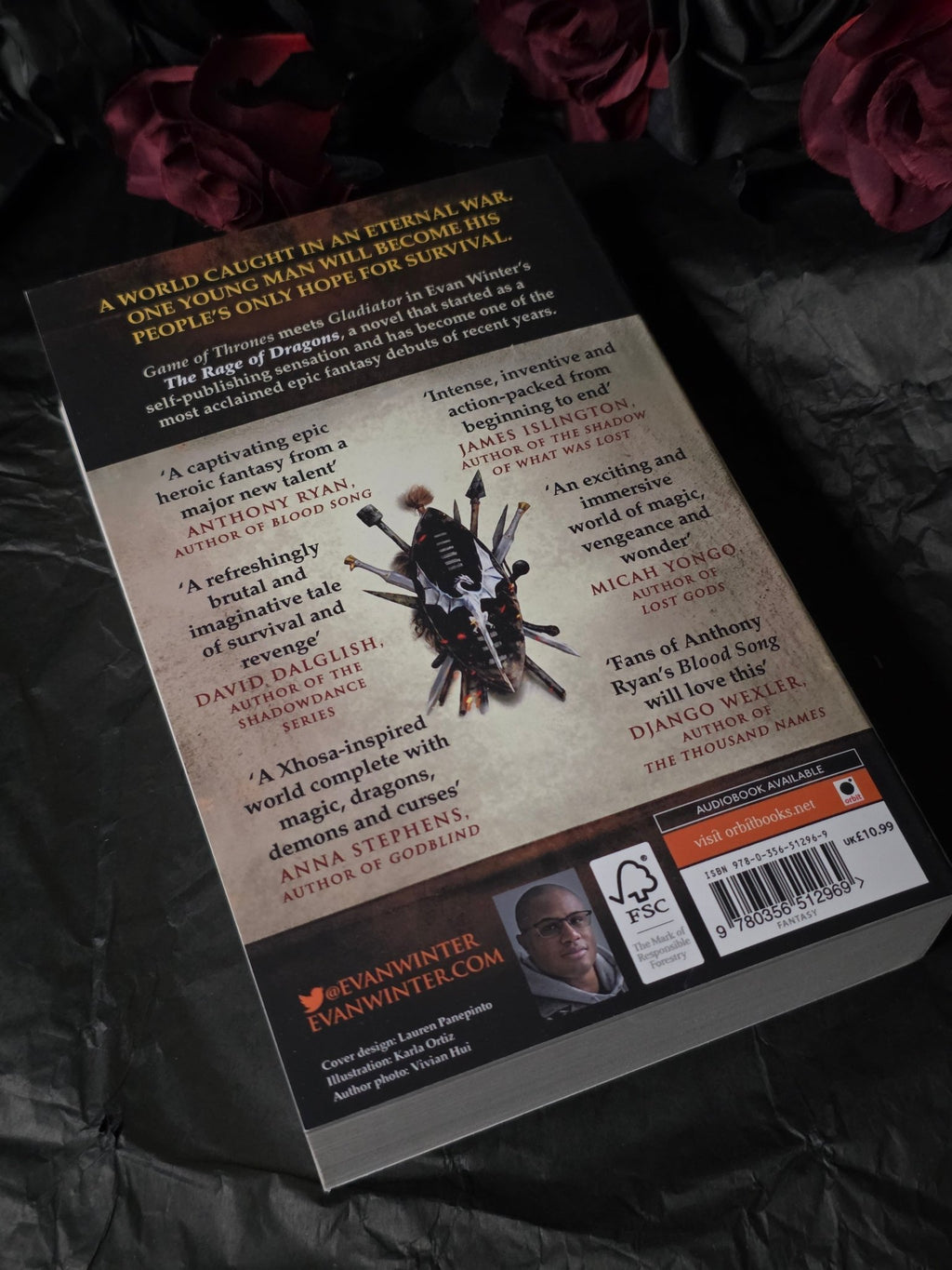 The Rage of Dragons, Evan Winter - Book - The Dark Rose Emporium