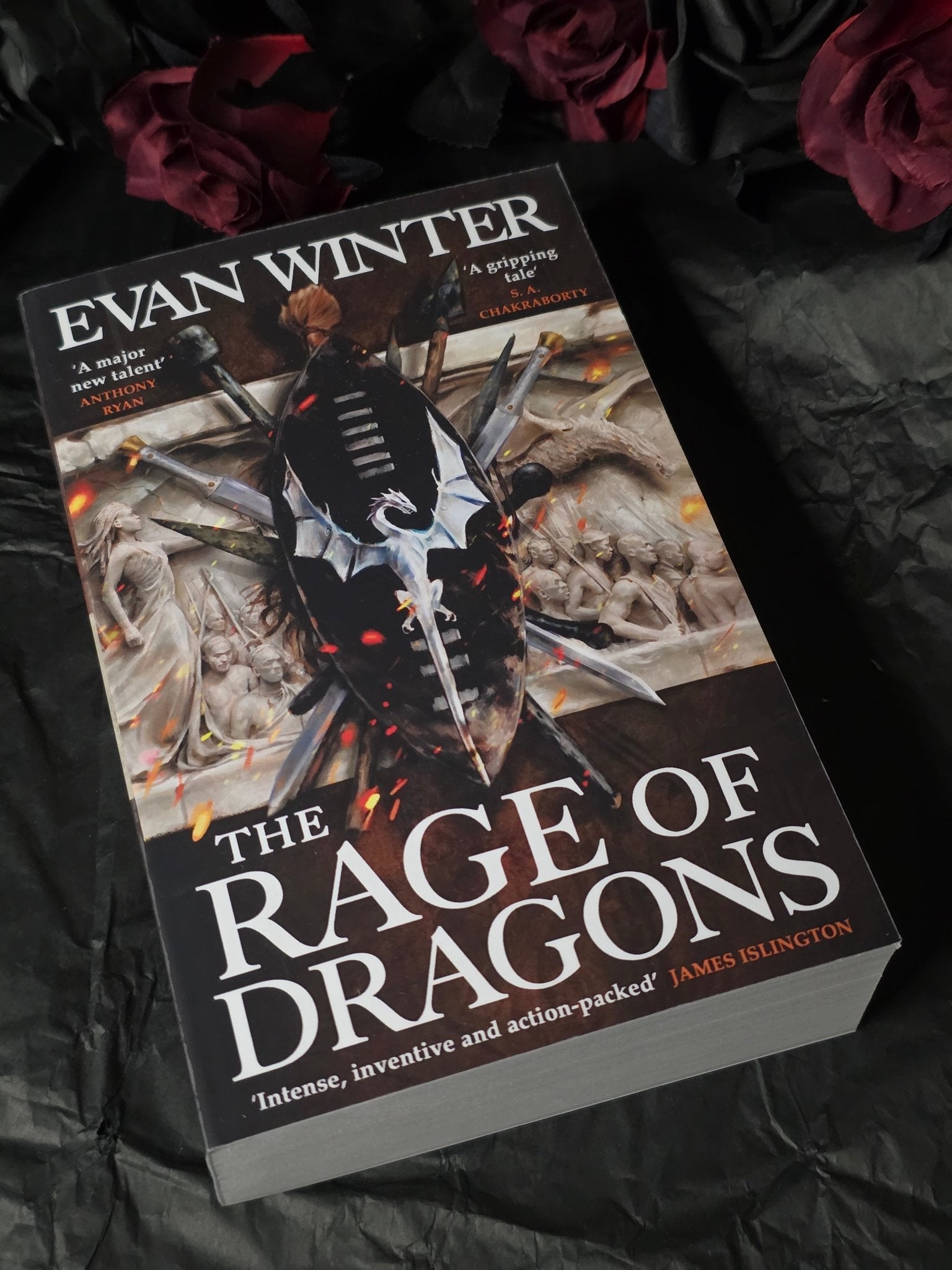 The Rage of Dragons, Evan Winter - Book - The Dark Rose Emporium