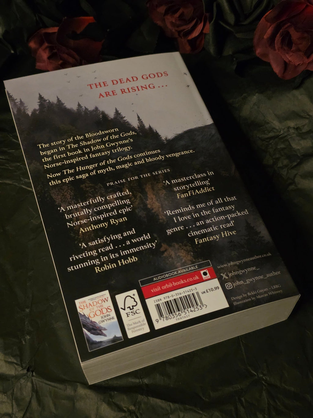 The Hunger of the Gods, by John Gwynne - Book - The Dark Rose Emporium