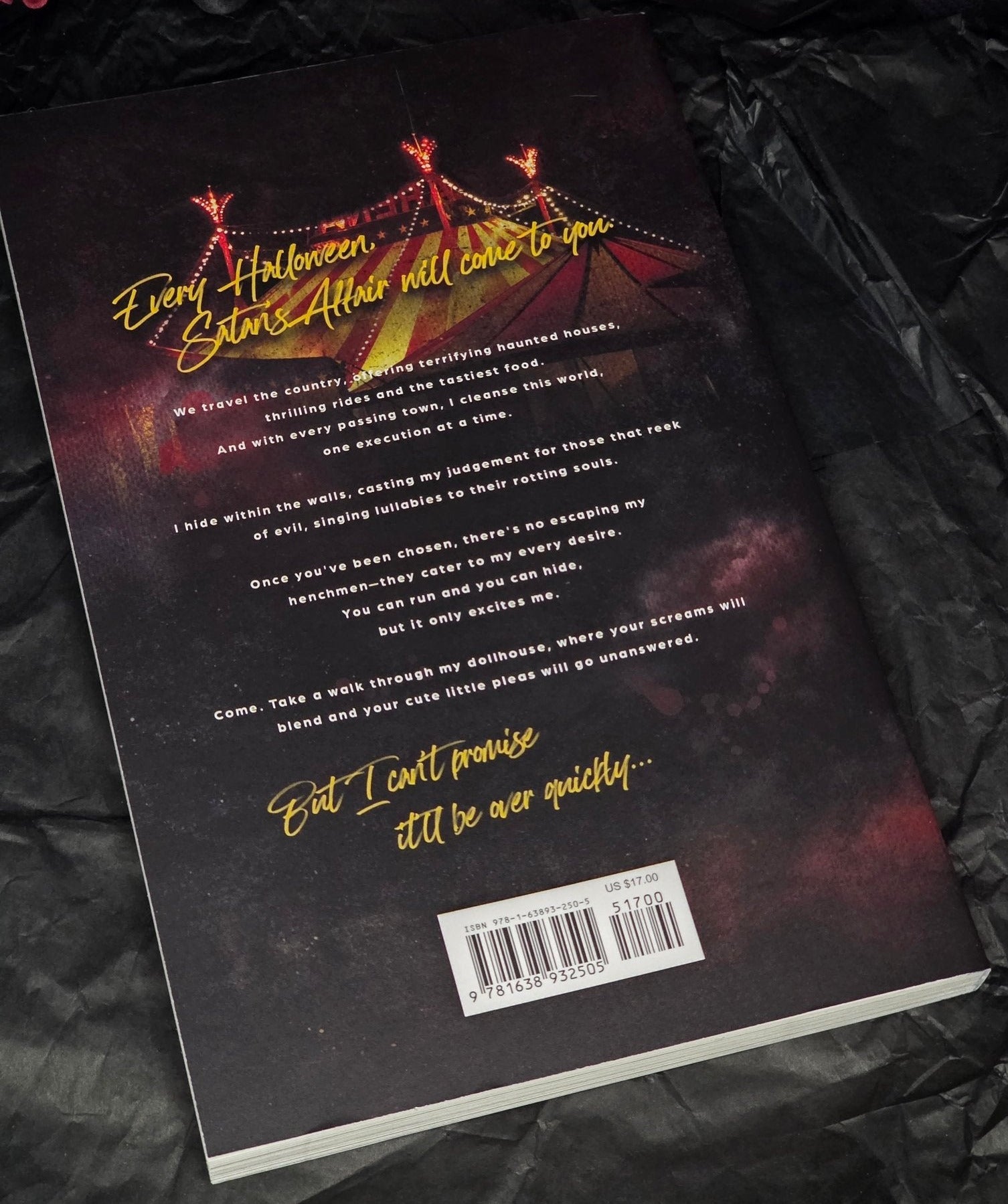 Satan's Affair, by H.D. Carlton (softback, english edition) - Book - The Dark Rose Emporium