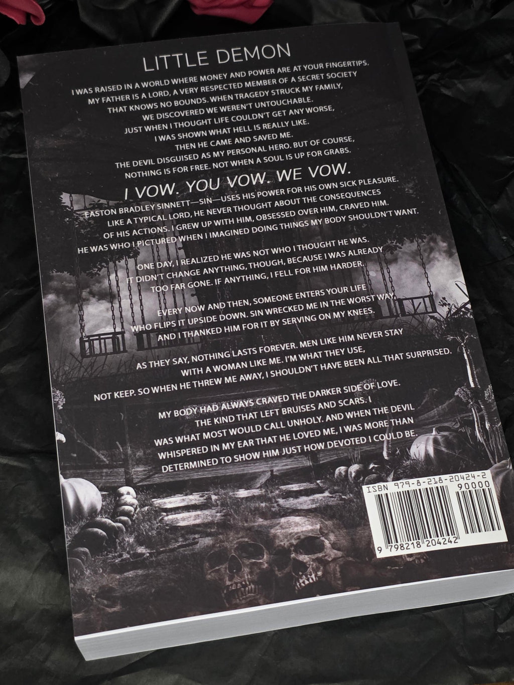 The Sinner, by Shantel Tessier (softback, english edition) - Book - The Dark Rose Emporium