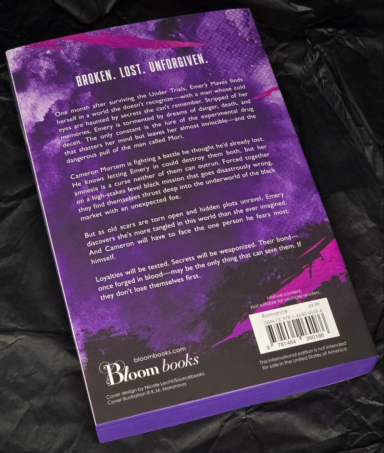 My Blade, Your Back, by K.M. Moronova (softback, english edition) - Book - The Dark Rose Emporium