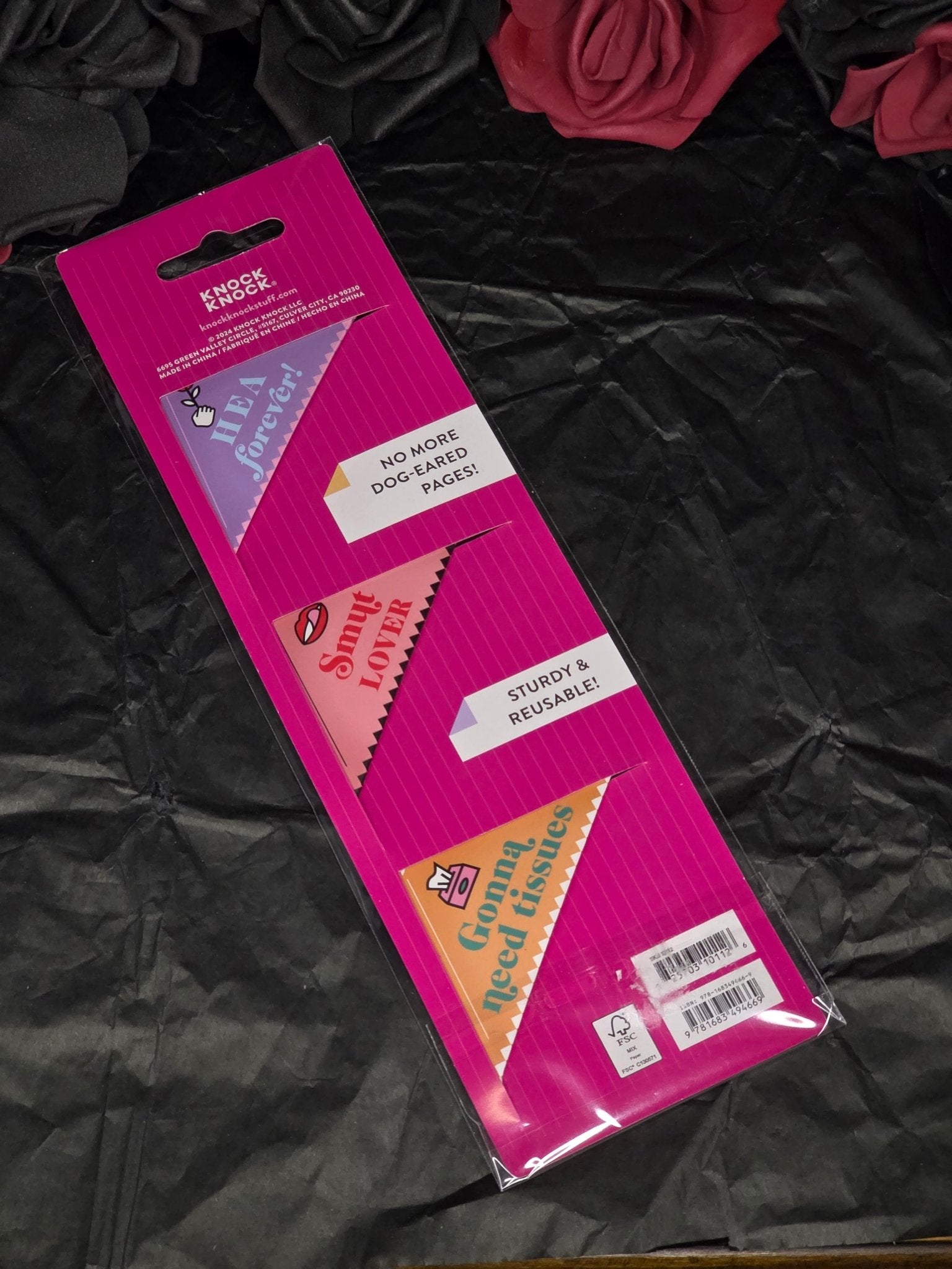 Romance Lovers Corner Bookmarks – Set of 3 - The Dark Rose Emporium