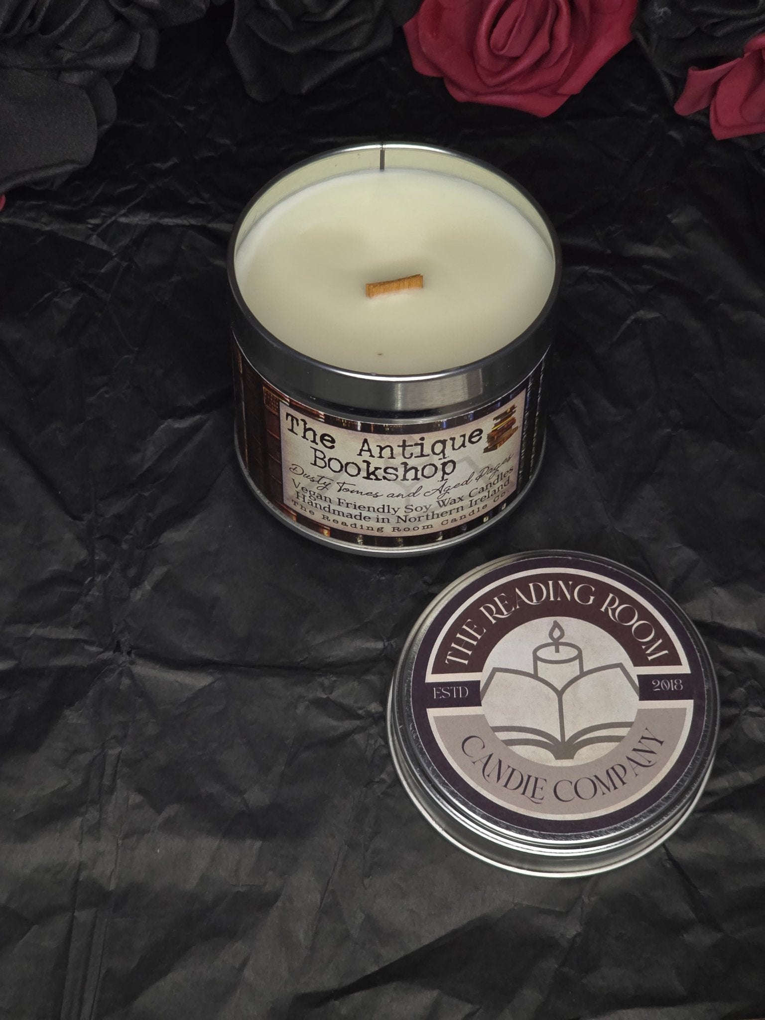 The Antique Bookshop – Scented Soy Candle - The Dark Rose Emporium