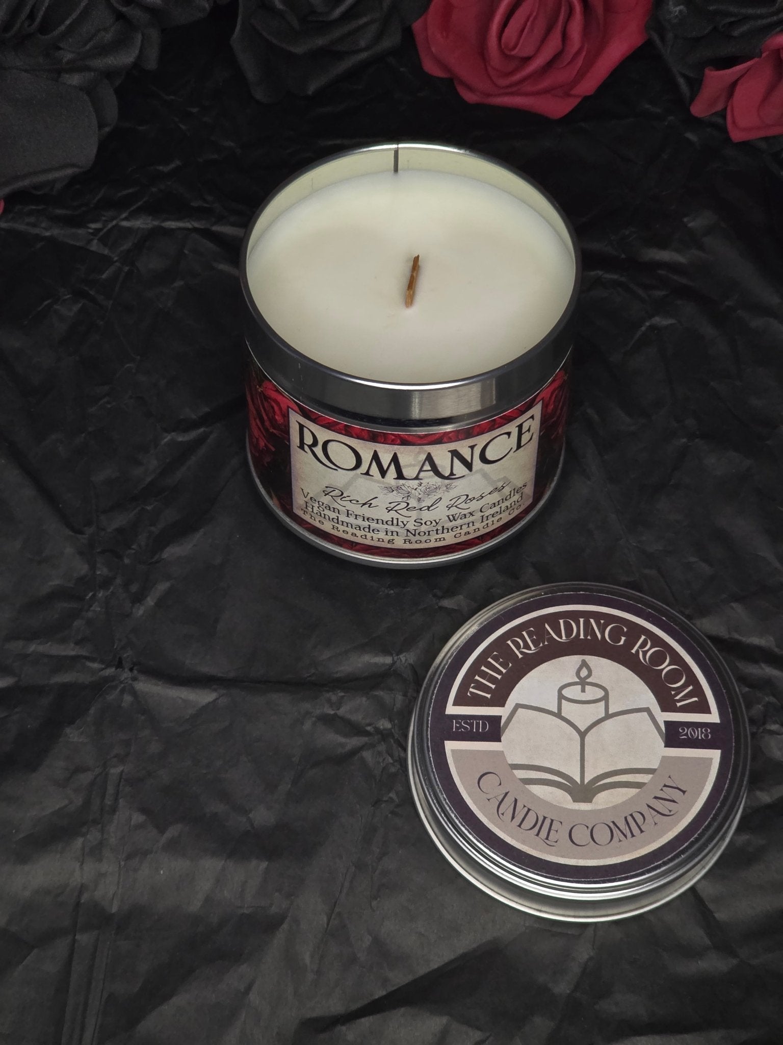 Romance – Scented Soy Candle - The Dark Rose Emporium