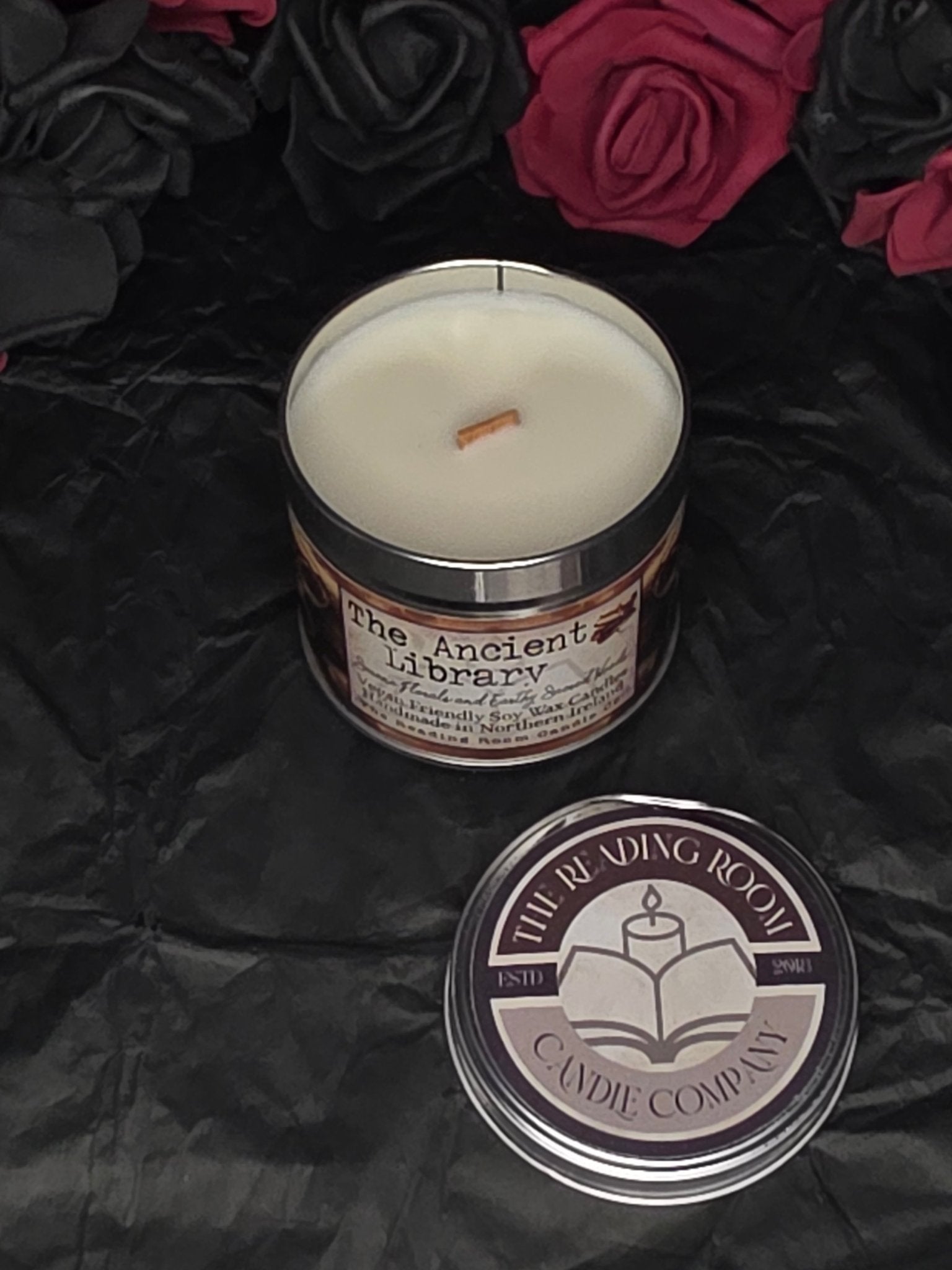 The Ancient Library – Scented Soy Candle - The Dark Rose Emporium