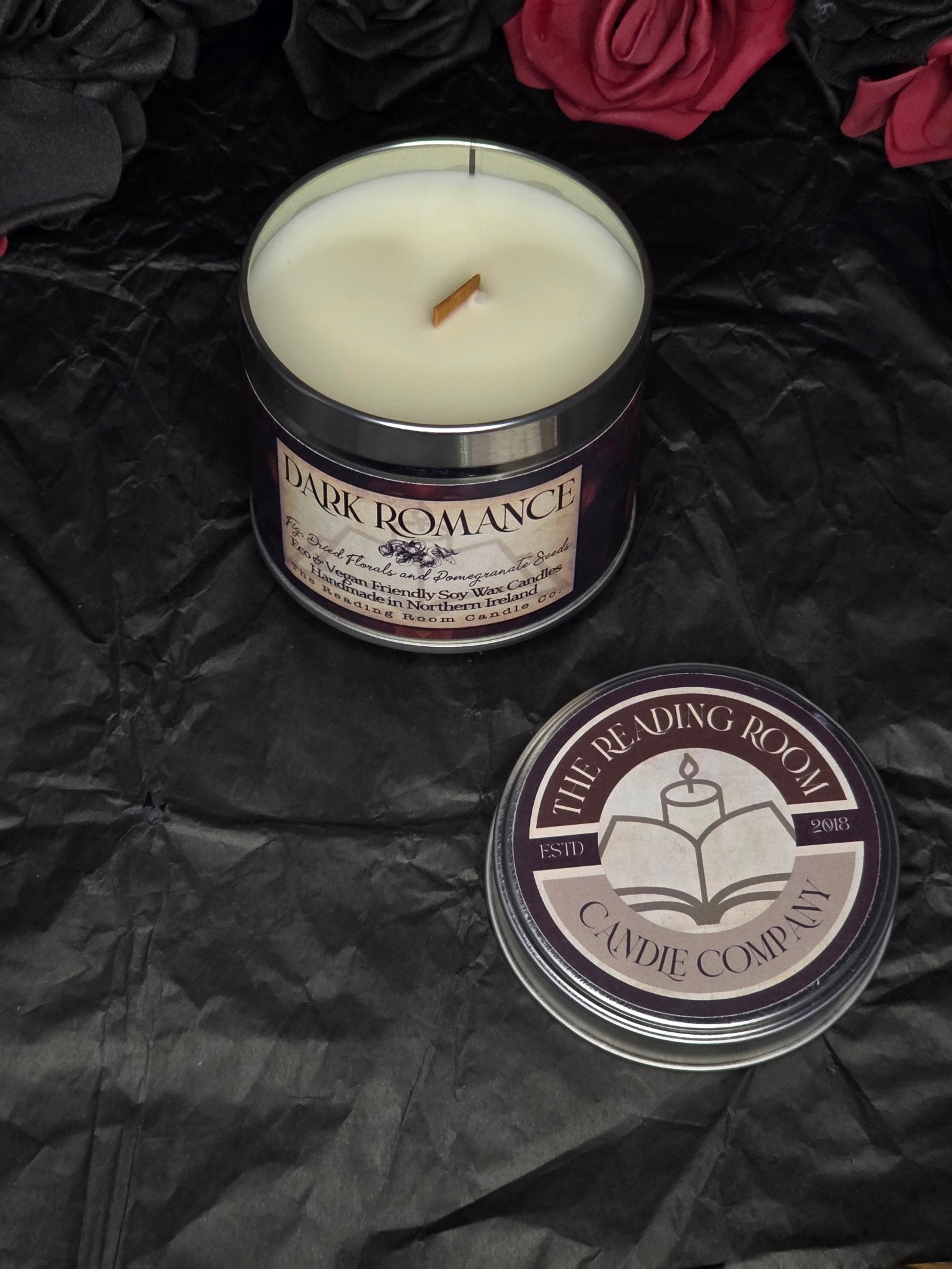 Dark Romance – Scented Soy Candle - The Dark Rose Emporium