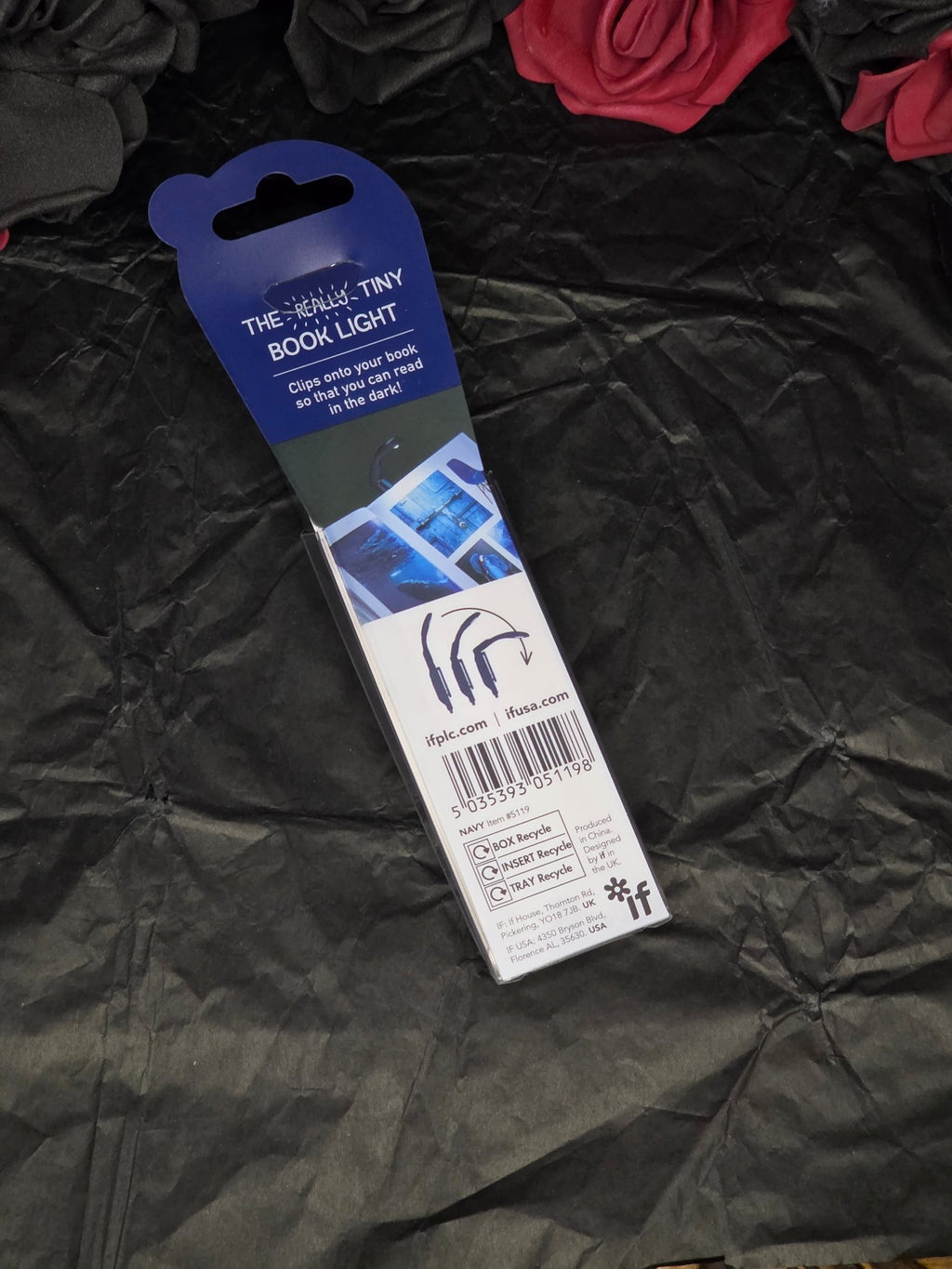 The Really Tiny Book Light – Navy - The Dark Rose Emporium