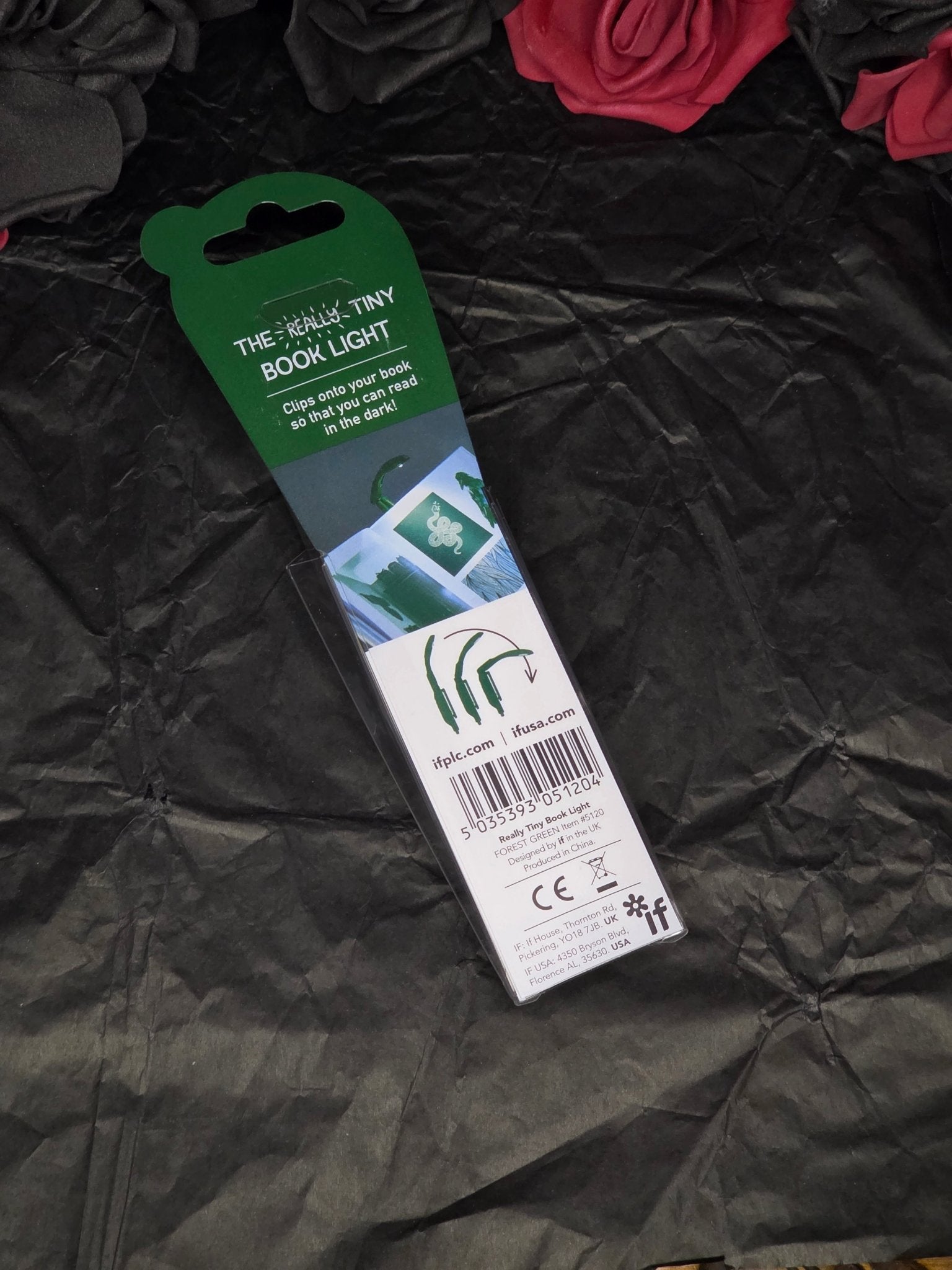 The Really Tiny Book Light – Forest Green - The Dark Rose Emporium
