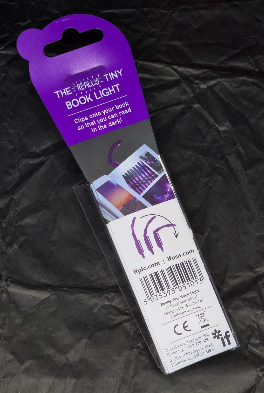 The Really Tiny Book Light – Purple - The Dark Rose Emporium