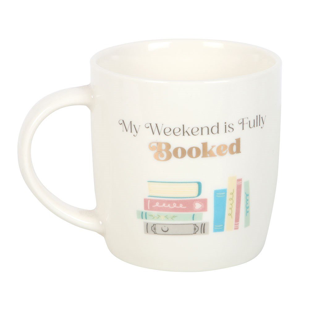 My Weekend Is Fully Booked Ceramic Mug - Mug - The Dark Rose Emporium