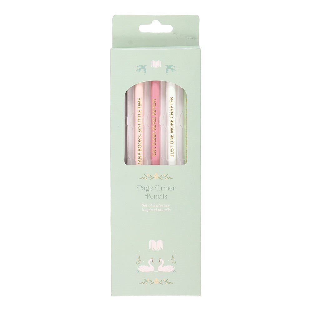 Pack of 5 Literature Inspired Pencils - Pencil - The Dark Rose Emporium
