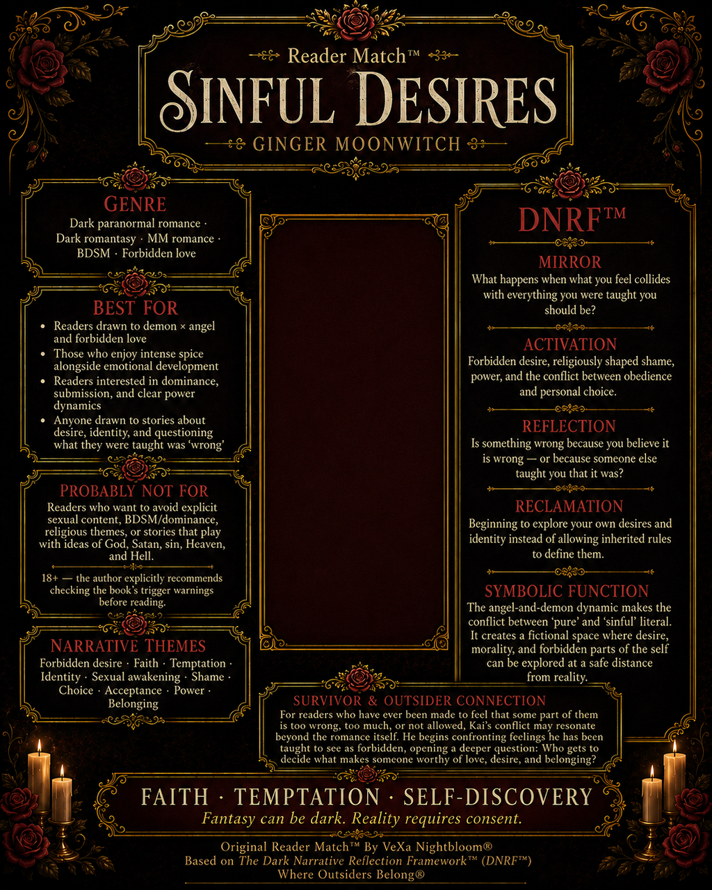 Sinful Desires, by Ginger Moonwitch (softback, english edition) - Book - The Dark Rose Emporium