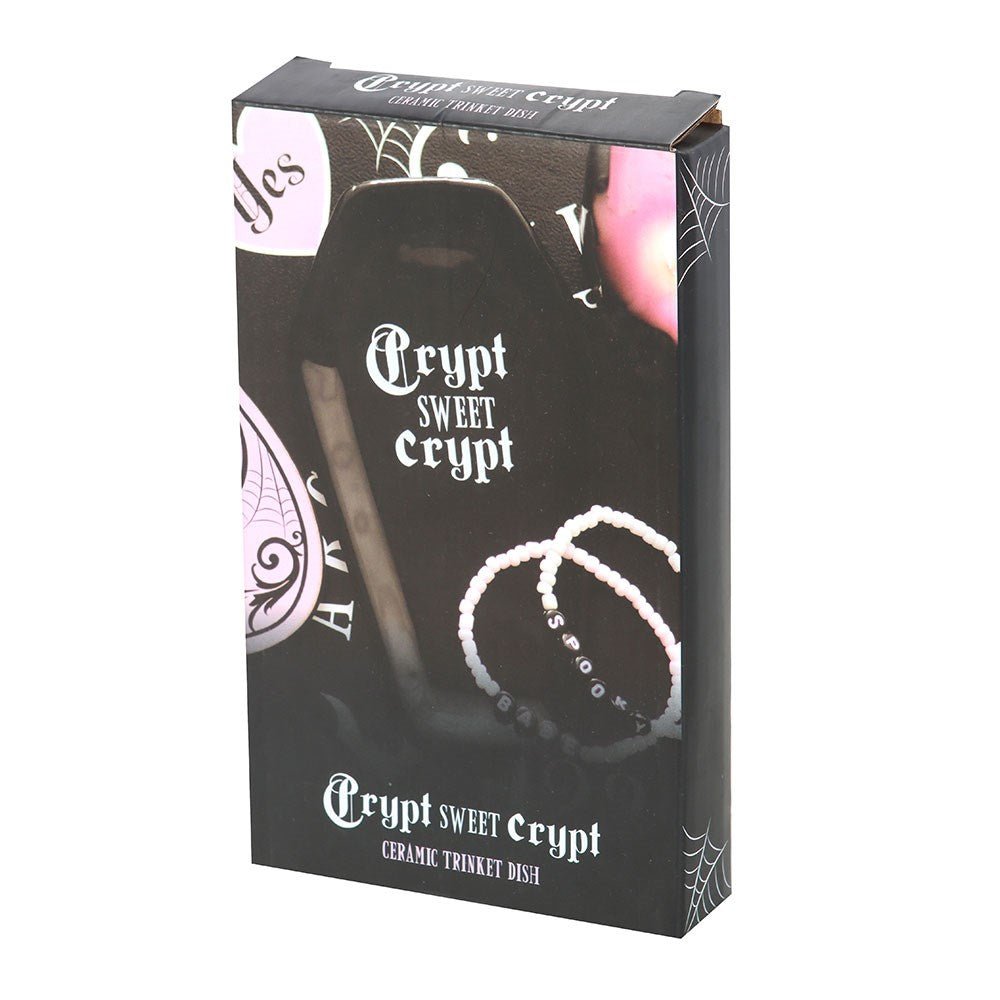 Crypt Sweet Crypt Coffin Trinket Tray - Tray - The Dark Rose Emporium