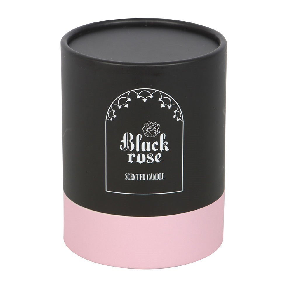 Black Rose Scented Candle With 3D Roses - Candle - The Dark Rose Emporium