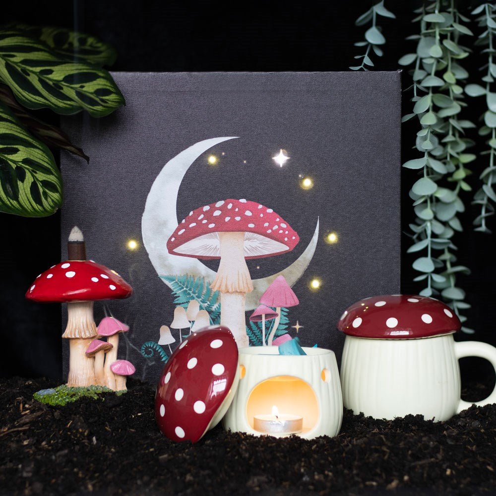 Mushroom Shaped Ceramic Mug - Mug - The Dark Rose Emporium