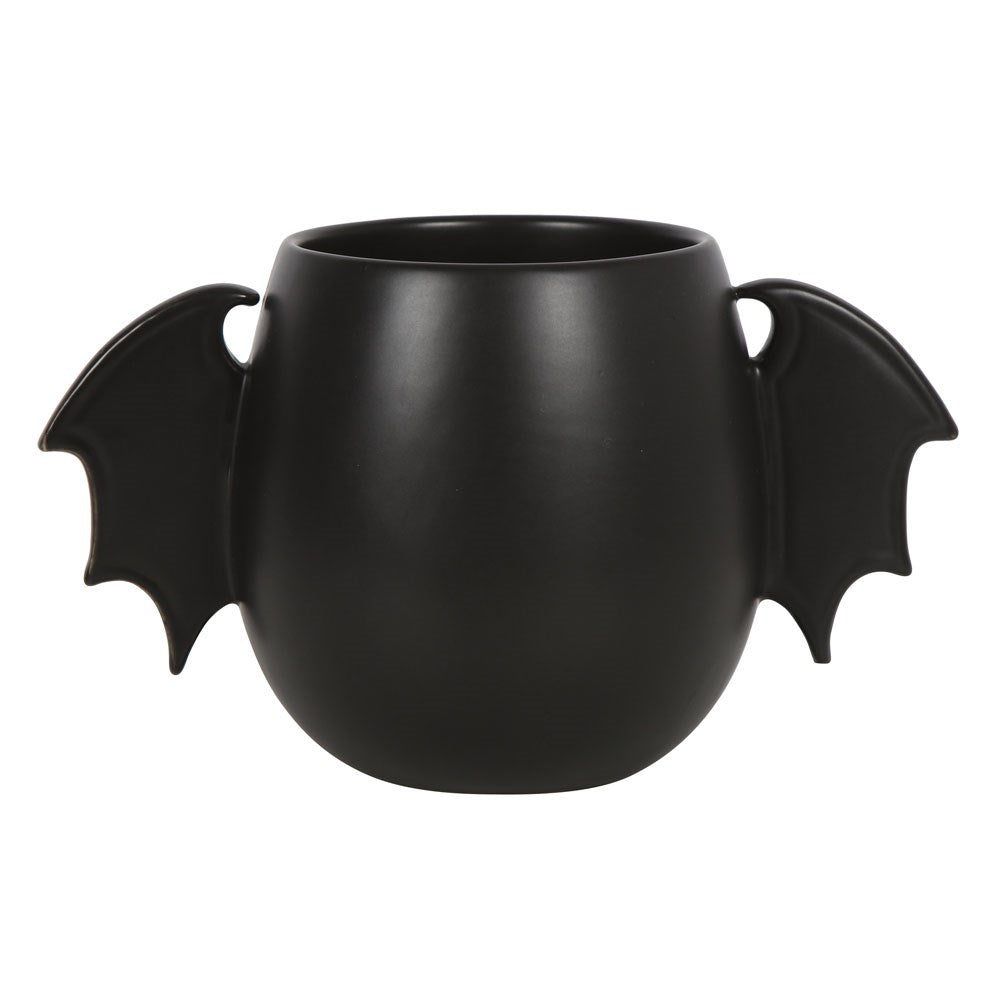 Bat Wing Ceramic Rounded Mug - Mug - The Dark Rose Emporium