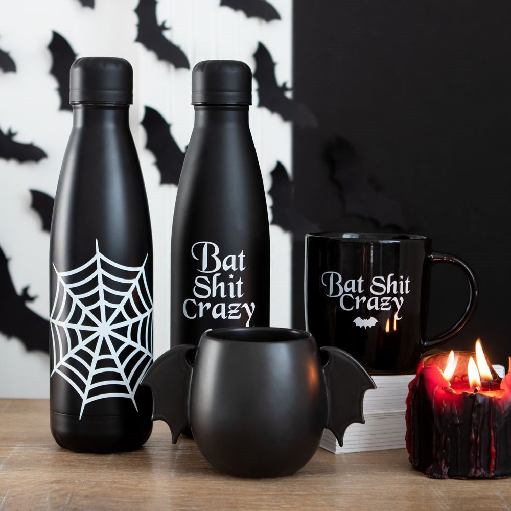 Bat Wing Ceramic Rounded Mug - Mug - The Dark Rose Emporium