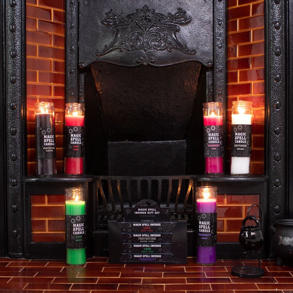 Red Rose Love Magic Spell Candle In Glass Tube - Candle - The Dark Rose Emporium