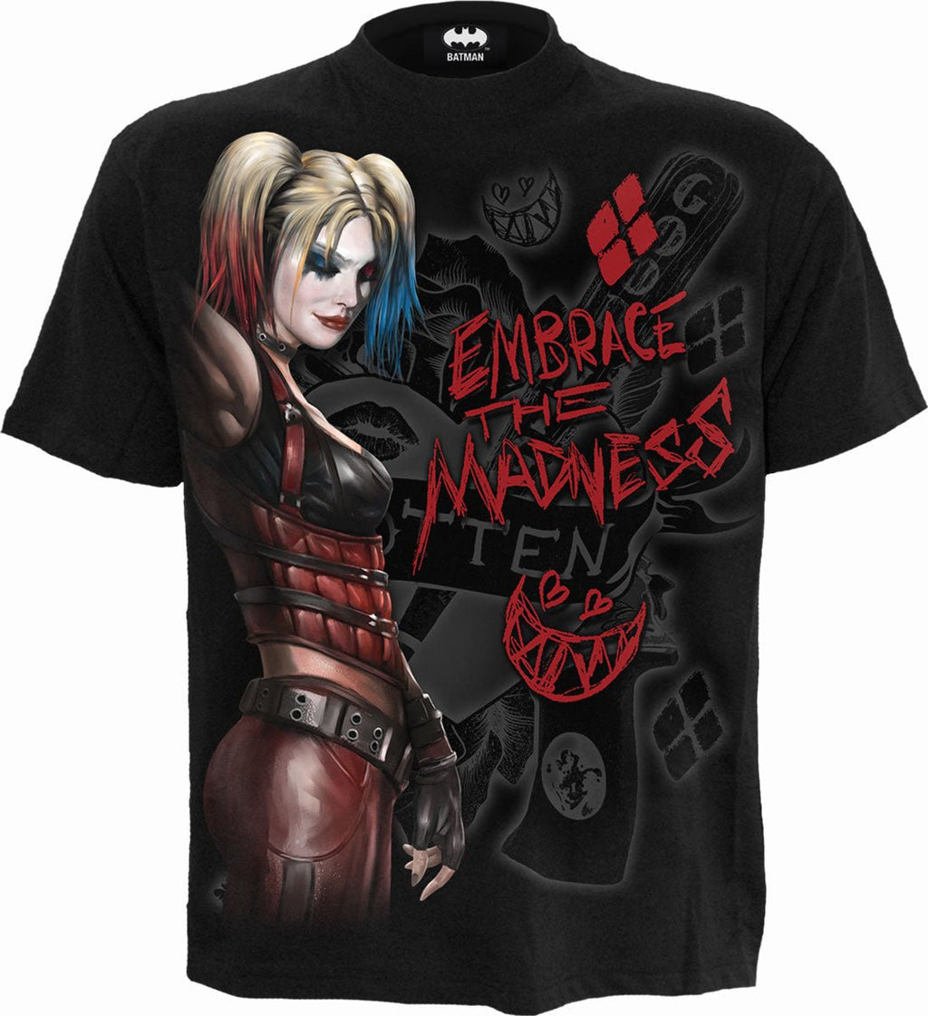 Harley Quinn - Embrace Madness Unisex T-shirt - T-shirt - The Dark Rose Emporium