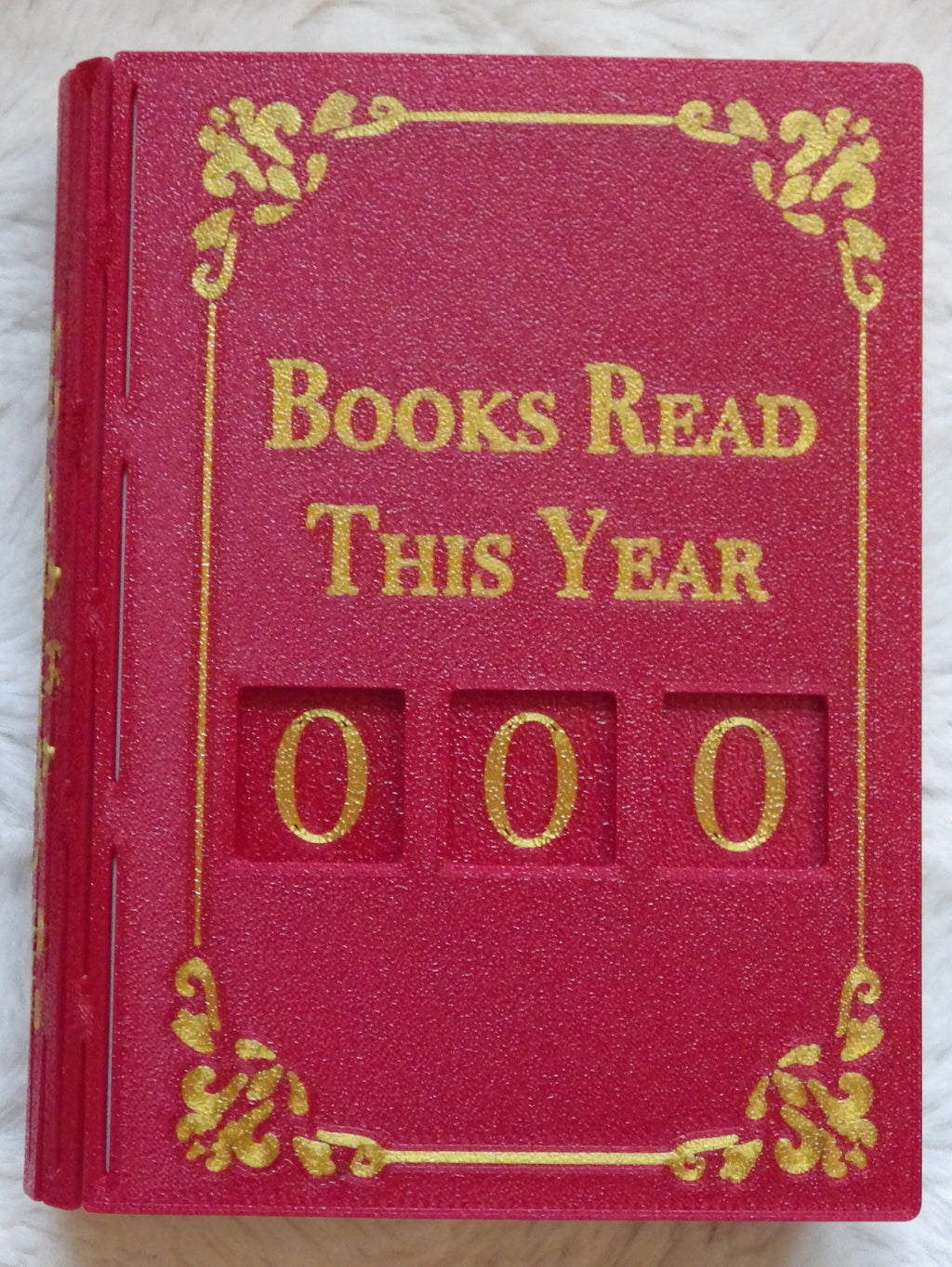 Book Counter (Red) - Book Counter - The Dark Rose Emporium
