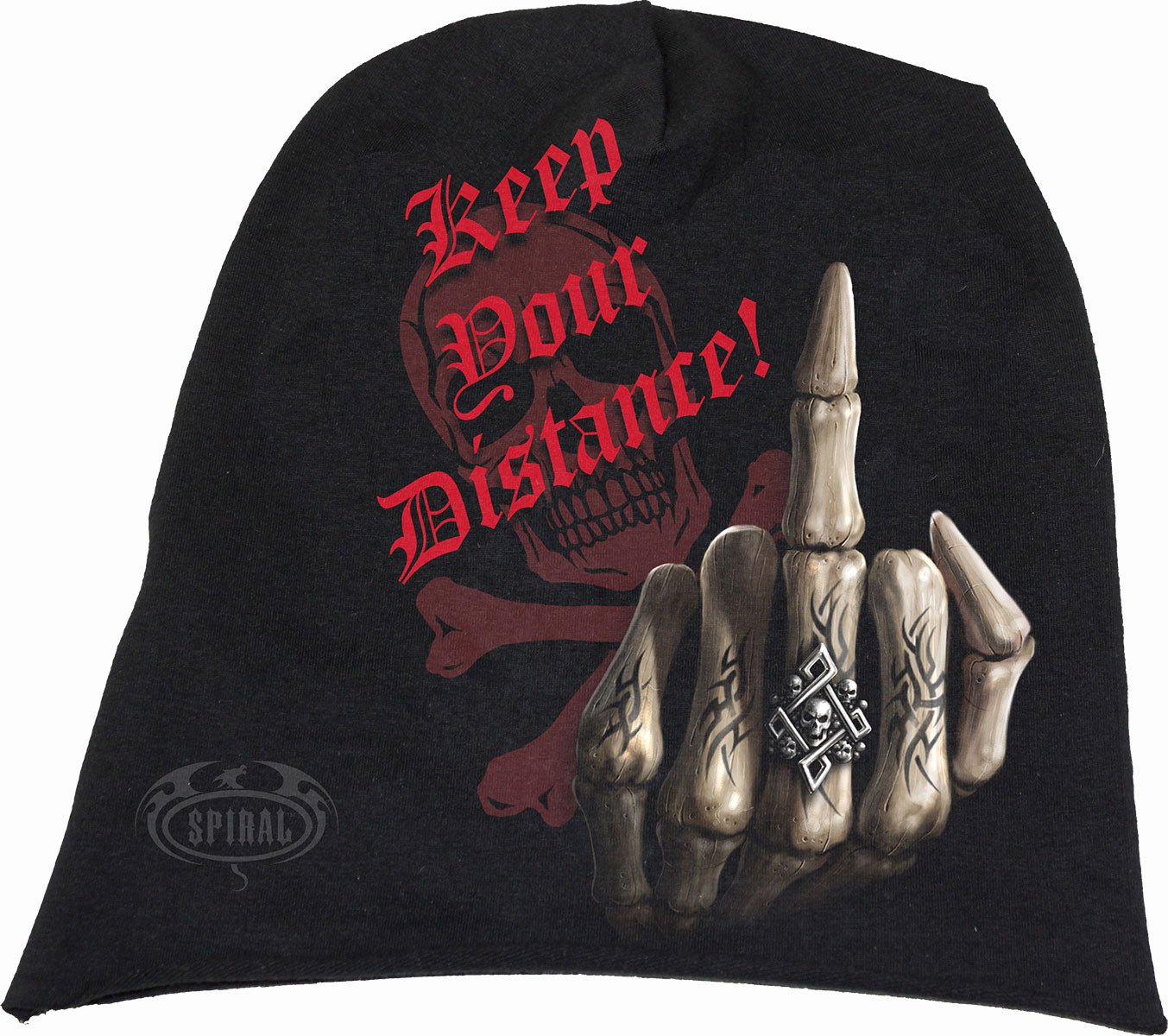 Bone Finger Unisex Beanie - Cap - The Dark Rose Emporium