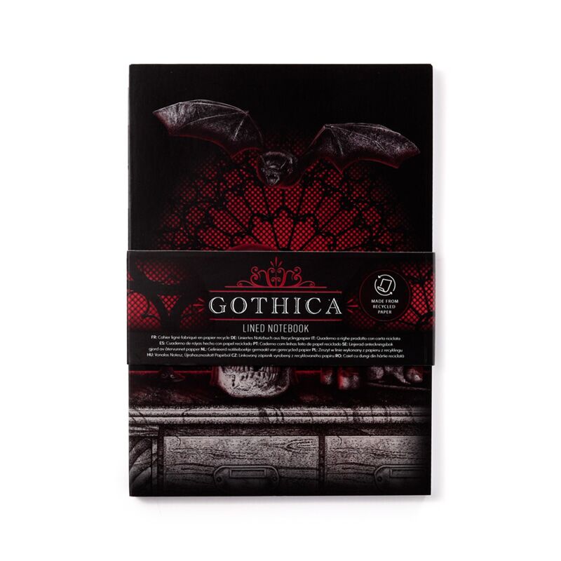 Gothica Notebook - Notepad - The Dark Rose Emporium