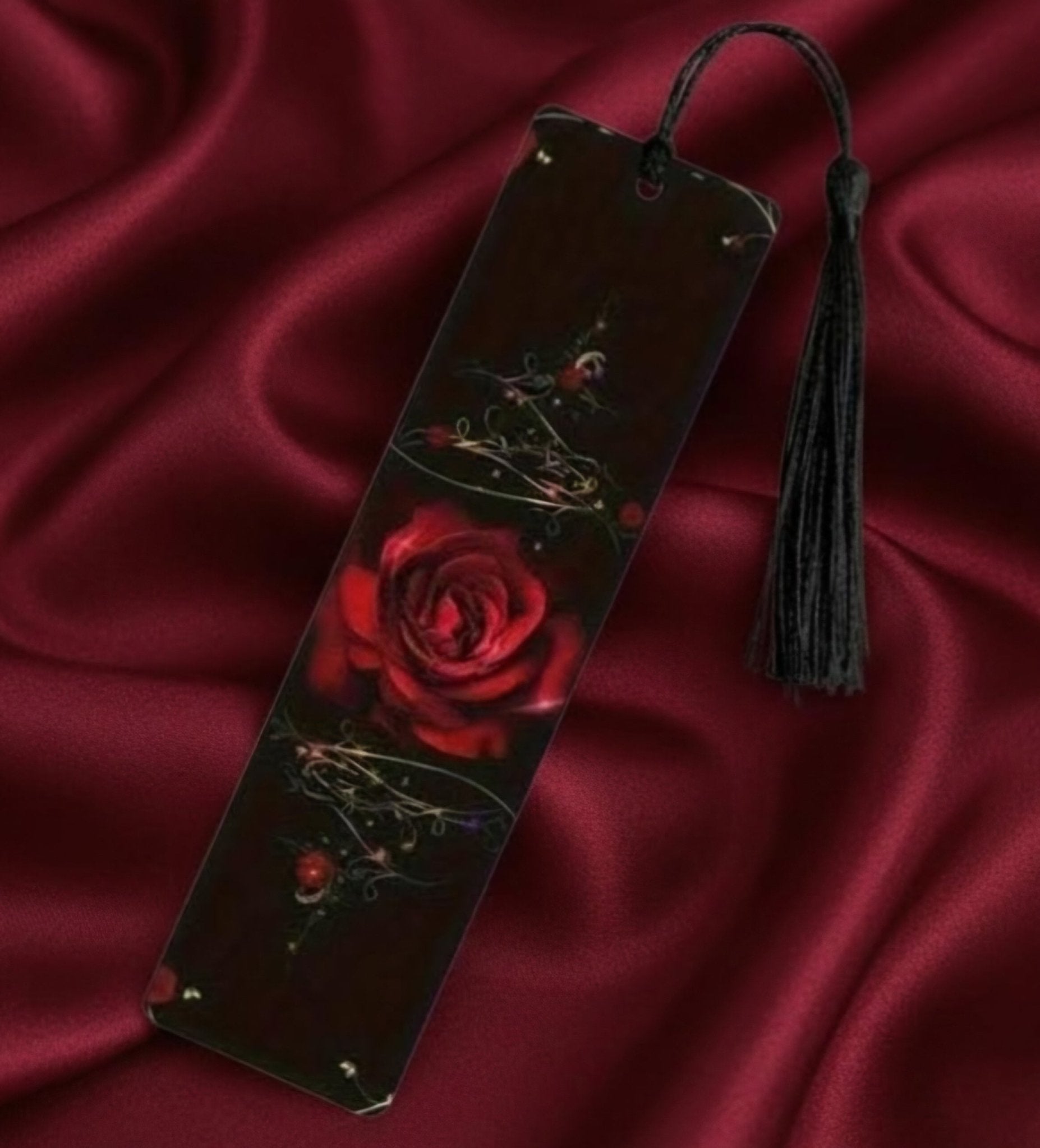 Bookmark Red Rose - Bookmark - The Dark Rose Emporium