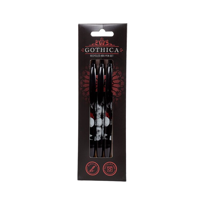 Gothica Pen - set - Pen - The Dark Rose Emporium
