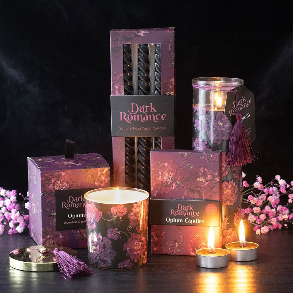 Dark Romance Opium Scented Candle - Candle - The Dark Rose Emporium