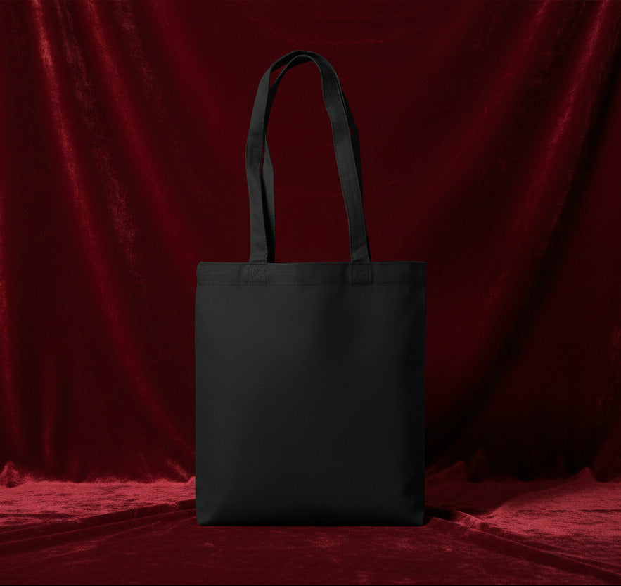 Dark Romance Floral Print Tote Bag - Bag - The Dark Rose Emporium