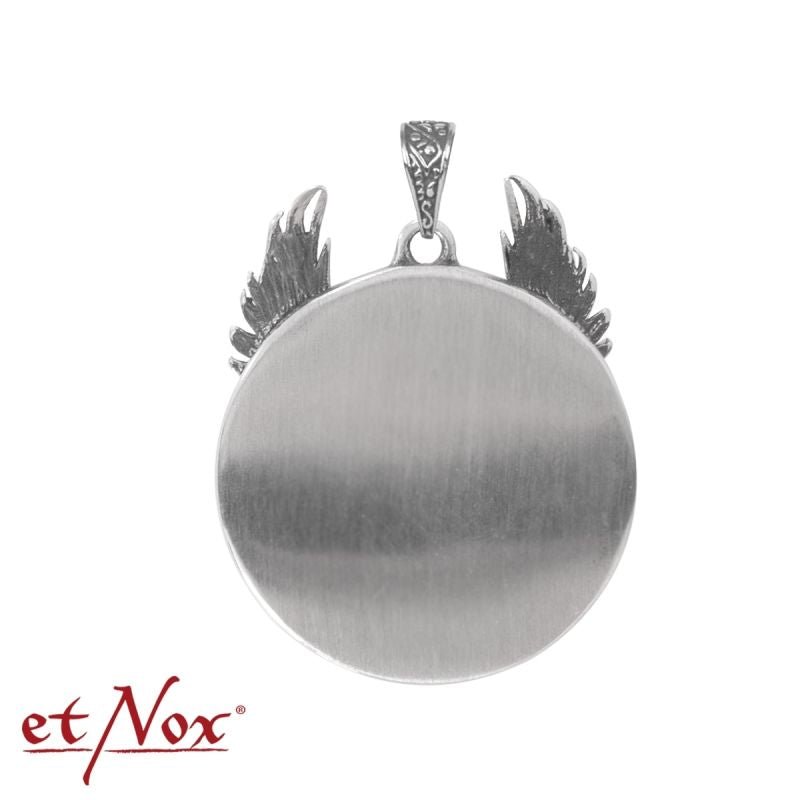 Phoenix, stainless steel pendant, from etNox - Pendant - The Dark Rose Emporium