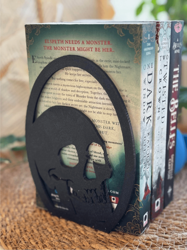Bookend - Skull - Bookend - The Dark Rose Emporium