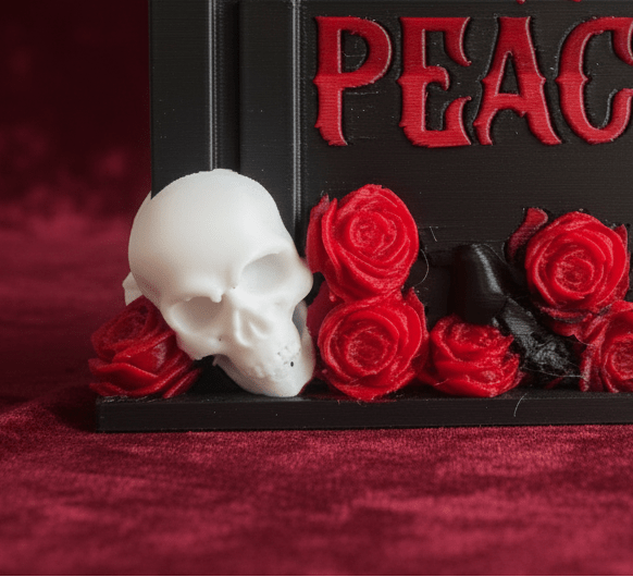 Read In Peace Bookmark Holder - Bookmark - The Dark Rose Emporium