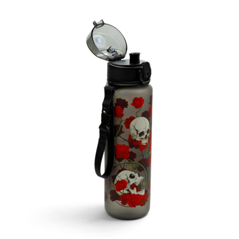Skulls & Roses Pop Top Bottle - The Dark Rose Emporium