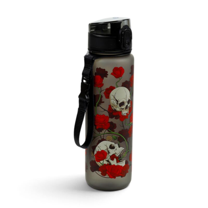 Skulls & Roses Pop Top Bottle - The Dark Rose Emporium