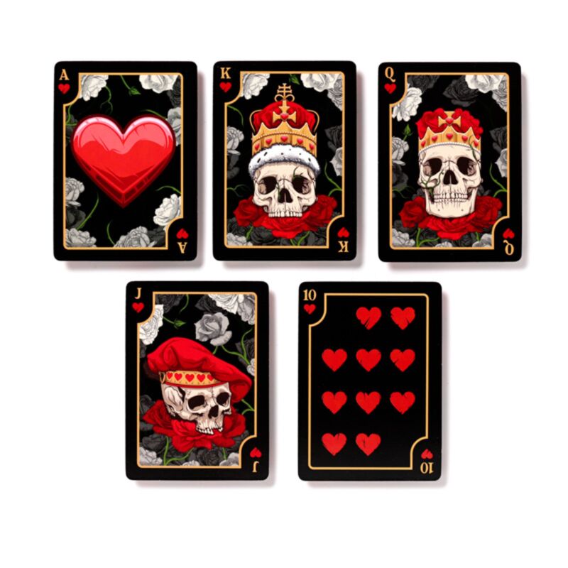 Skulls & Roses Playing Cards - Playing Cards - The Dark Rose Emporium