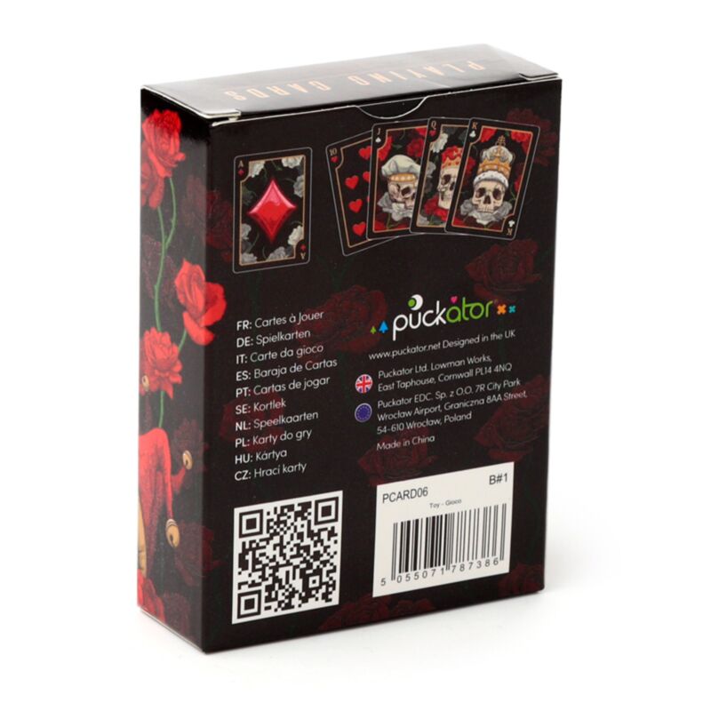 Skulls & Roses Playing Cards - Playing Cards - The Dark Rose Emporium