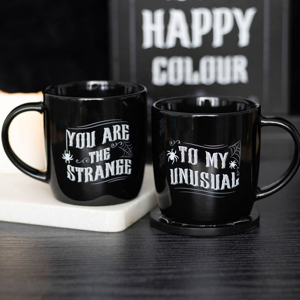 Strange And Unusual Couples Ceramic Mug Set - Mug - The Dark Rose Emporium