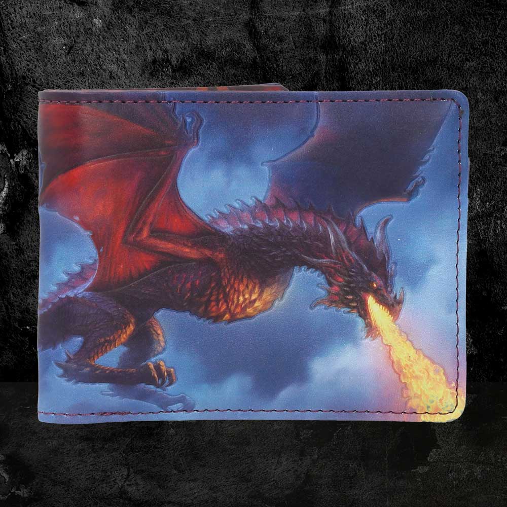 Fire From the Sky Wallet - Wallet - The Dark Rose Emporium