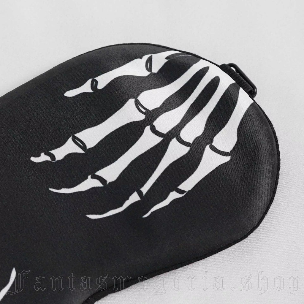 Bad Bones Sleep Mask - Sleep Mask - The Dark Rose Emporium