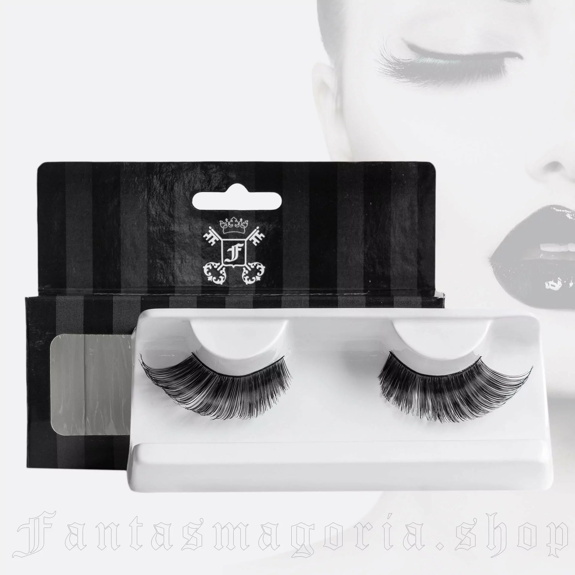 Black Shadow Eyelashes - Eyelashes - The Dark Rose Emporium