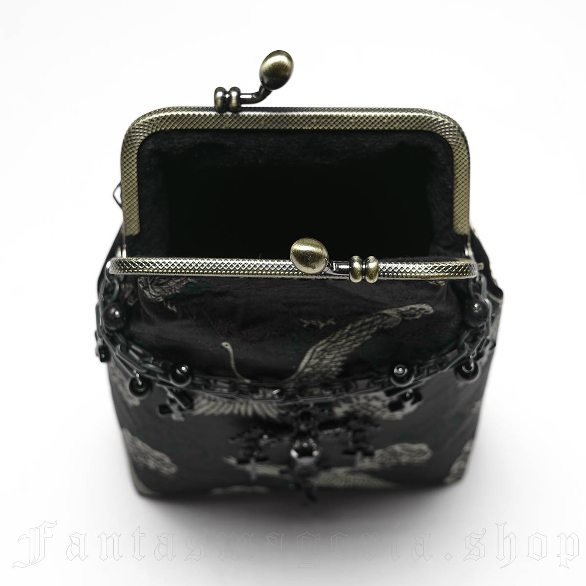 Crane Nocturne Purse - Purse - The Dark Rose Emporium