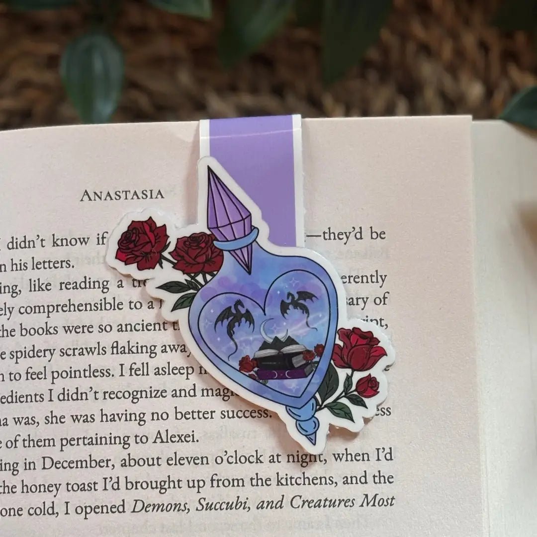 Magnetic Bookmark - Dragon Brew - Bookmark - The Dark Rose Emporium