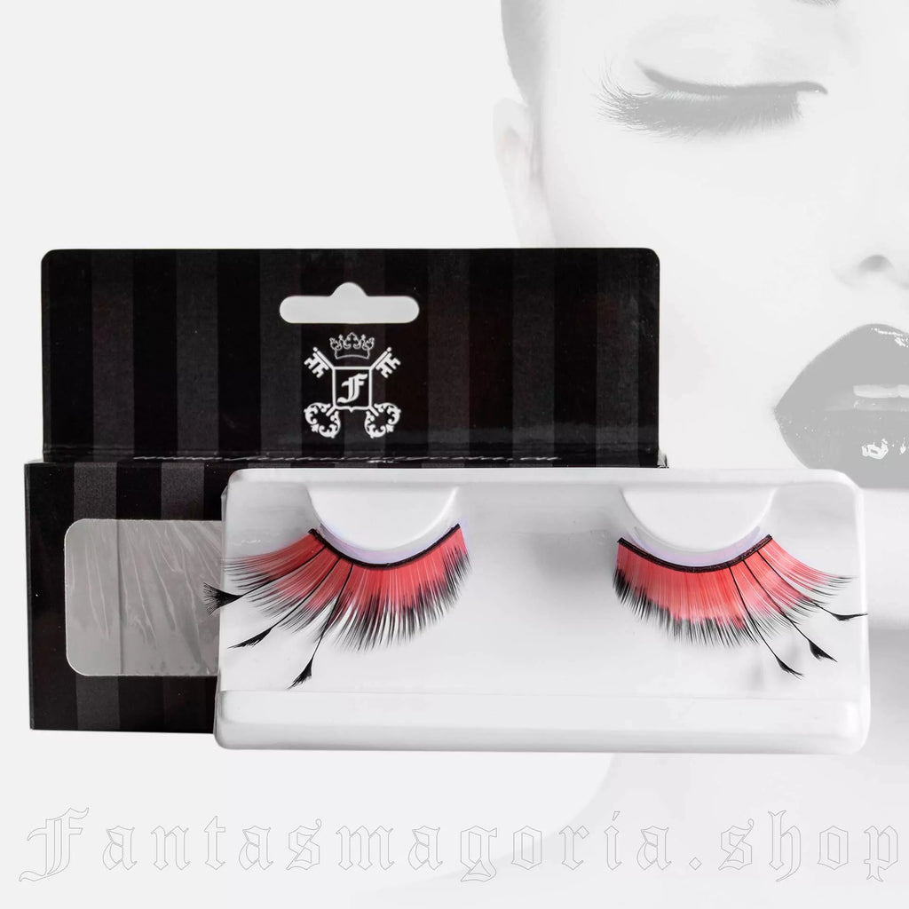Dragonfly Red Eyelashes - Eyelashes - The Dark Rose Emporium